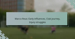Marco Reus: Early influences, Club journey, Injury struggles